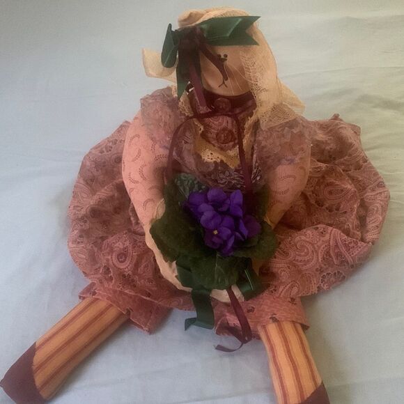 Vintage Muslin Cat Handmade Calico Cotton 27” Long - Picture 2 of 12